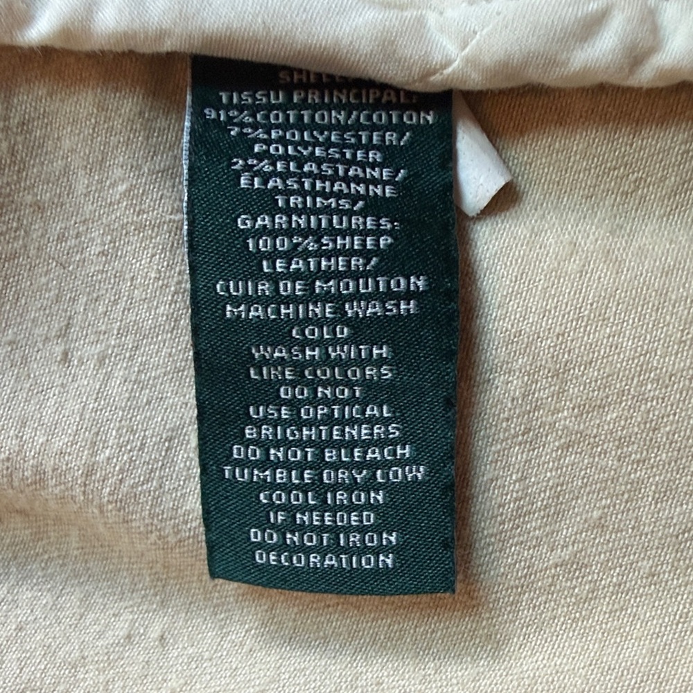 Ralph Lauren butter Yellow Barn Jacket - Picture 8 of 10